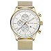 CURREN Watches Mens Brand Stainless Steel Quartz Watch Men Casual Waterproof Clock Men Sport Wristwatch