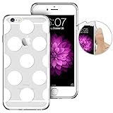 ESR Beat Series Hard Phone Case, Clear Polka Dots