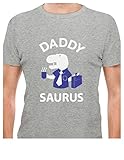 TeeStars - Daddy Saurus Gift for Fathers T-REX Dad Funny T-Shirt
