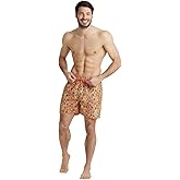ARENA Mens Men's Beach Boxer Allover Swim Trunk Beach Shorts