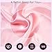 Ravmix Silk Pillowcase for Hair and Skin, 21Momme, with Hidden Zipper, Both Sides Silk, 1PCS, Standard Size 20×26inches, Pink