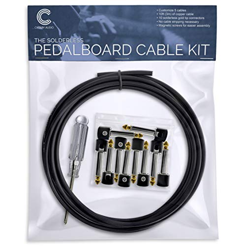 Crosby Audio Solderless Pedalboard Cable Kit No Cable Stripping