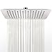 SR SUN RISE 10 Inch Rain Shower Head Brushed Nickel 304 Stainless Steel High Pressure Rainfall Showerhead Ultra Thin Water Saving
