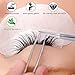 FAMILIFE Volume Lash Tweezers Set Eyelash Extension Curved Tweezers for Pick up and Isolation Create Fan in Lashing Application with Storage Case