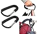 Mini-Factory (Pack of 2) Stroller Organizer Hooks, Multi-Purpose Large Hanger Hooks Clip for Shopping Bags, Purses