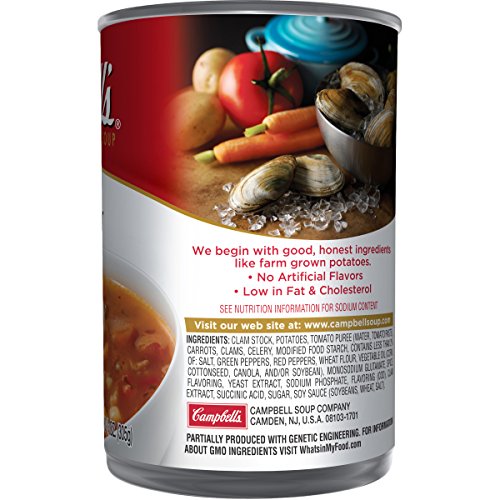 Campbell's Condensed Manhattan Clam Chowder, 10.75 Ounce (Pack of 12