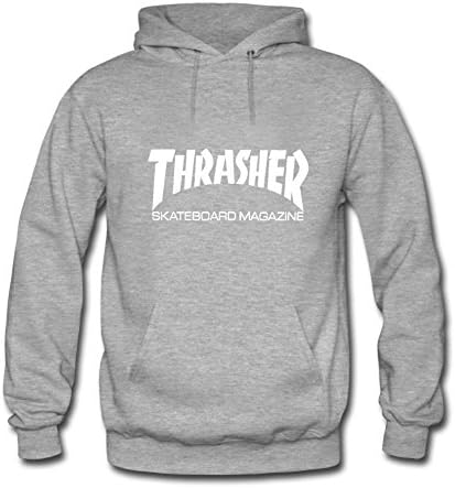 Tomoin Men's Thrasher Skateboard Hoodies Long Sleeve O Neck Hoody