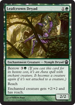 Magic: the Gathering - Leafcrown Dryad - Theros