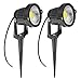 LemonBest Solar Pathway Lights - 2 Pack Solar Lights Outdoor Waterproof Solar Garden Lights Outdoor Decorative Auto On/Off Led Path Lights for Patio Lawn Yard Landscape Walkway (Warm White) (1 Pack)