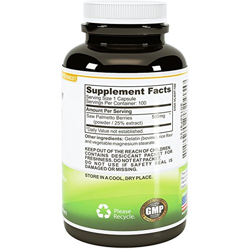 Saw Palmetto Extract Berry Hair Loss Supplement for Hair Growth for