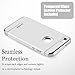 iPhone 5S Case, iPhone 5 Case, iPhone SE Case, COOLQO 3in1 Ultra-Thin Hard Matte Finish Plastic [Tempered Glass Screen Protector] Shockproof Electroplate Cover Skin for Apple iPhone 5SE (Silver)