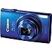 Canon PowerShot ELPH 170 IS 20.0MP Digital Camera (Blue) + 32GB Card + Reader + Case + Accessory Bundle