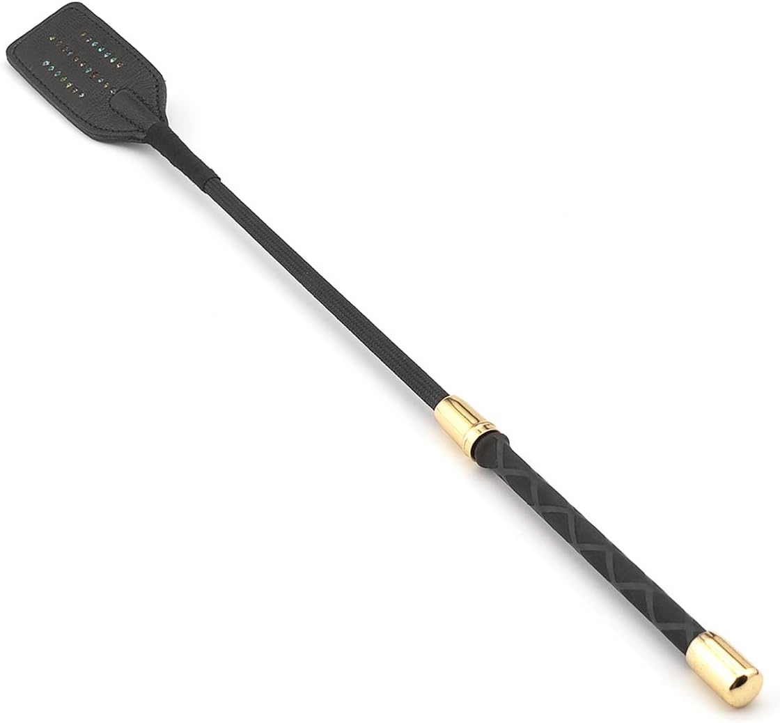 Amazon.co.jp： Liebe Seele コスプレ 乗馬鞭 鞭 高級 本革 ストーン SM ブラック 黒 SMグッズ ホビー