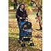Pet Gear Happy Trails Pet Stroller for Cats/Dogs, Easy One-Hand Fold with Removable Liner, Storage Basket, Mesh Ventilation, Cobalt Blue