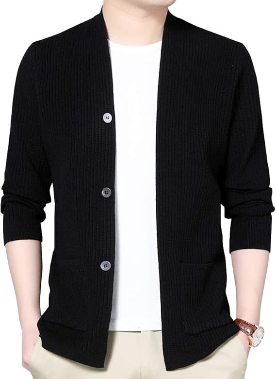 Amazon Womleys メンズ カジュアル 前開き スリムフィット 長袖 コットン カーディガン セーター カーディガン 通販