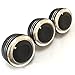 Thor-Inst Pack of 3 Interior A/C Air Conditioning Heat Control Switch Knob Button For Toyota Tacoma & VIOS(2002-2006) Vela Vitz YARI, Replacement for Lost or Damaged Knob (Ungraded Luxury Black)