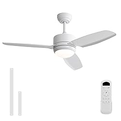 Sofucor 46 inch Ceiling Fans with Lights and