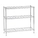 Seville Classics NSF Listed 72-Bottle 3-Shelf Stackable Wine Rack