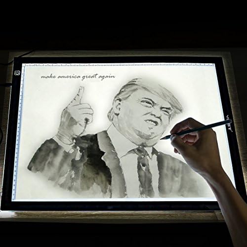 A3 Tracing Light Box By Yinat, 24 Inch LED Artcraft Tracing Backlight Pad Light Box For Artists,Drawing, Sketching, Animation