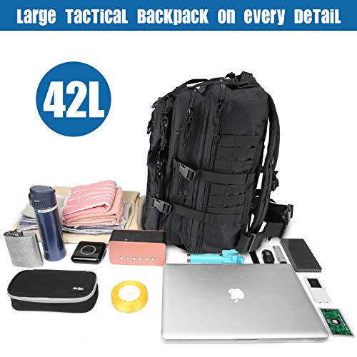 Kosse Tactical Backpack 42L Rucksack 3 Day Outdoor Military Army