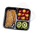 Healthy Packers Meal Prep Containers 3 Compartment with Lids| Compartment Food Prep Containers, For Lunch and Portion Control| Bento Box Containers (32oz, 10 pack)