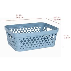 Glad Plastic Storage Basket Set, Value Pack of 6