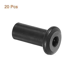 uxcell M6 T-Nuts, 20pcs Carbon Steel Hex Socket