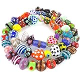 eCrafty's Everything But the Kitchen Sink! ONLY LAMPWORK Glass Beads Mix 1/2 Lb