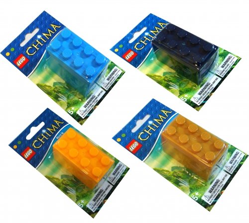 Lego Chima 'sky Blue, Yellow, Navy Blue, Light Brown' Assorted Stationery