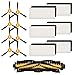 isinlive Accessory Kit Compatible ECOVACS DEEBOT N79S DEEBOT N79 Robotic Vacuum, 15 Pack (1 Main Brush + 6 Filters + 8 Side Brushes)