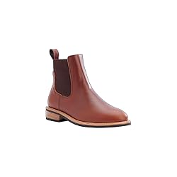 Nisolo Carmen Chelsea Boot 2.0, Brandy, 9, Boots