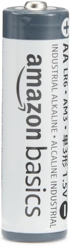 , 40 batterie alcaline industriali AA, 1,5 Volt, durata 5 anni