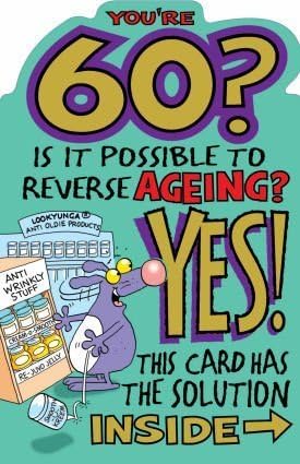 Humour Carte D Anniversaire 60 Ans Amazon Fr Cuisine Maison