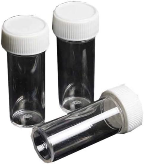 Medline Scientific 129202P Bijou Polystyrene Container with No Labels, 7 ml Capacity, Pack of 700