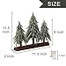 VGIA 3 Pack Mini Artificial Christmas Trees on a Wooden Base Silver Artificial Snow Flocked Christmas Trees for Christmas Centerpiece