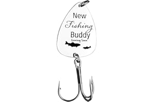 BAIXIAN New Dad Gifts for Daddy to be Fishing Lure for First Time Dad Gifts Fishing Lover Gifts Baby Pregnancy Announcement Gifts for Husband Grandpa Fishing Buddy Coming Soon Fishing Gifts