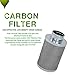 CoolGrows 4 inch Air Carbon Filter, Odor Control Grow Tent Kit with Australia Virgin Charcoal Activated Charcoal Air Filter Scrubber, Pre-Filter Included