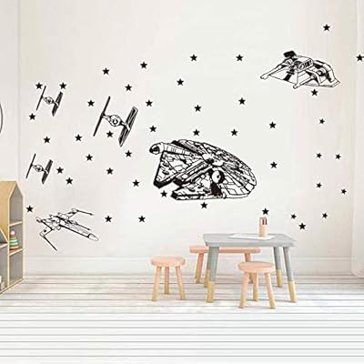 Apliques Gran Nave De La Nave Espacial De Star Wars Etiqueta De La