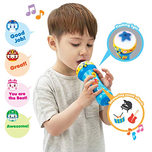 Robocar Poli Microphone Echo Mic for Toddlers, Kids Pretend Play