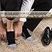 Cotton Compression Socks for Women & Men - Comfortable & Breathable Support Stockings for Nurses, Travel, Pregnancy, Flight, Recovery - Boost Circulation to Fight Edema, Shin Splint & Pain (White,M)