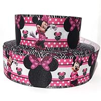 Crazy Discount Ribbon 7/8" Minnie Mouse M3 Printed