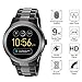 Youniker 3 Pack Fossil Q Founder Gen 2 Screen Protector Tempered Glass,Fossil Q Founder 2nd Gen Screen Protector Foils Glass 9H Hardness 0.3MM Slim,Anti-Scratch, Anti-Fingerprint,Bubble Free