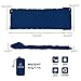 HITORHIKE Backpack Sleeping Pad Lightweight Camping Sleeping Bag Pad Ultralight & Compact & Inflatable Air Mattress Pad-Insulated Air Mat for Camp,Backpacking,Hiking,Scouts,Travel(Navy Blue)