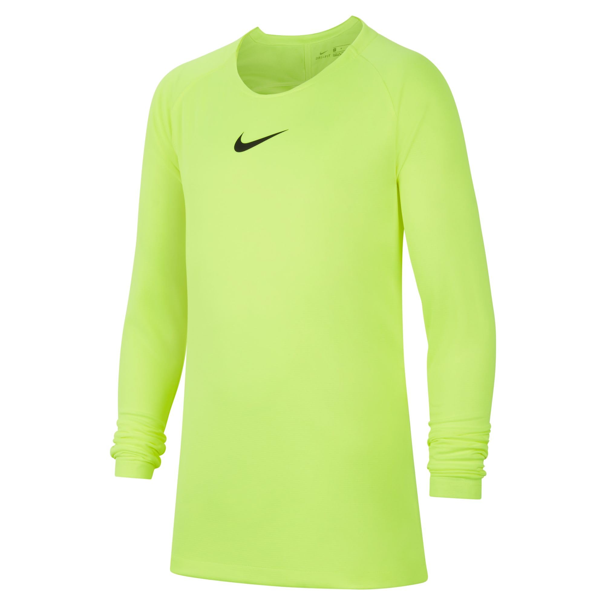 NIKE Children's Y Nk Dry Park 1stlyr Jsy Long Sleeved T shirt, Volt/(Black), XS UK