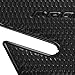3D Pro Grip Fuel / Oil / Gas Tank Pad Protector Decal Perforated Black + Black