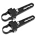Bullbar Mounting Bracket 1 Inch LED Light Bar Mounting Bracket Bullbar Nudge Adjustable Bar Tube Clamp Roll Cage Holder for Jeep Offroad SUV (1 Pair, Lifetime Warrant)