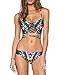 OYMMENEY Women's Push Up Padded Bikini Set Summer Beach Swimwear
