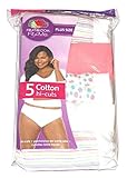 Fruit of the Loom Women's 5Pack Assorted Hi Cuts Briefs Underwear Panties 12