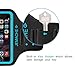 JEMACHE Gym Running Workout Exercise Phone Holder Armband Compatible with Phone 6/6S/8/7 Plus Support Touch ID Access (Blue)