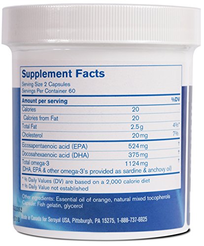 Pharmax - Finest Pure Fish Oil Capsules - Supports Cognitive Health and Brain Function* - 120 Capsules